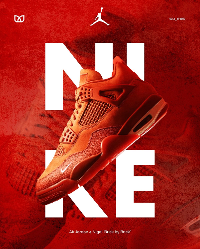 Nike jordan 4 brick by brick 